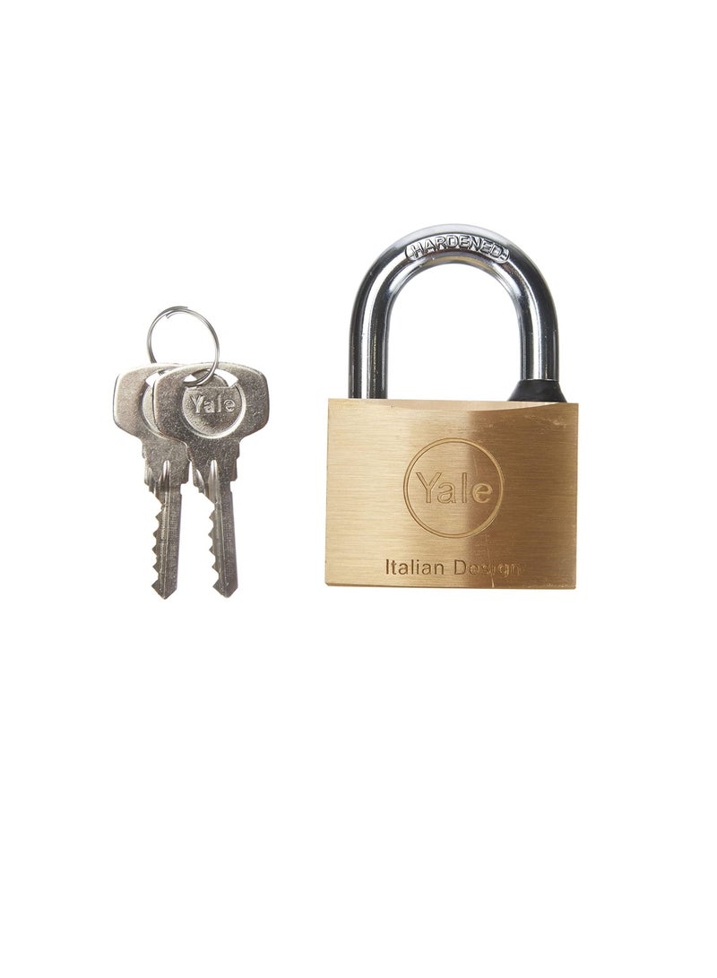 Padlock Brass 60Mm 110 Series, 15-0110-6032-00-0201 Yale