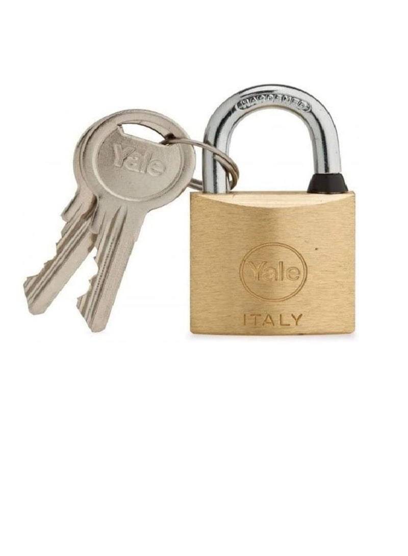 Yale Brass Padlock Short 50mm