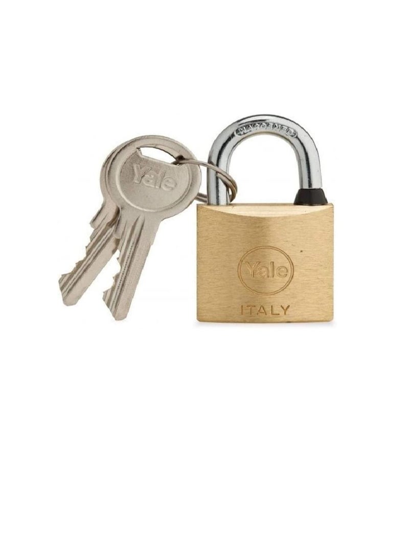 Yale Brass Padlock Short 50mm
