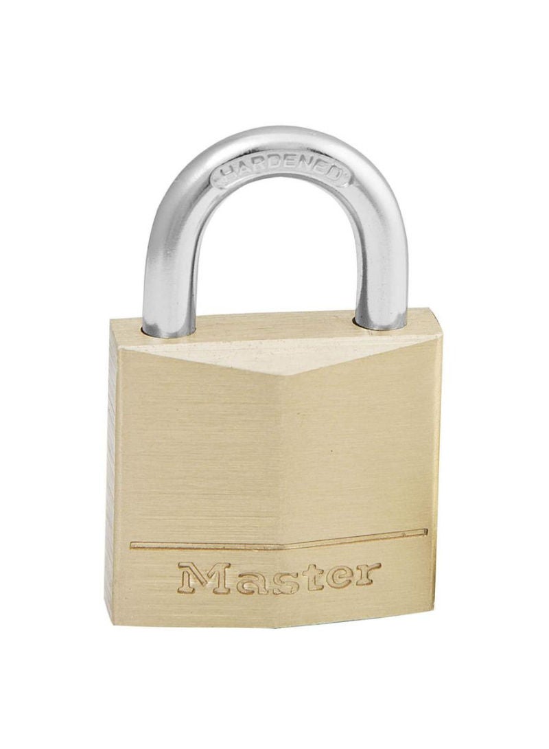 Brass Key Padlock W Keys 4 9 x 3 x 1 2 cm