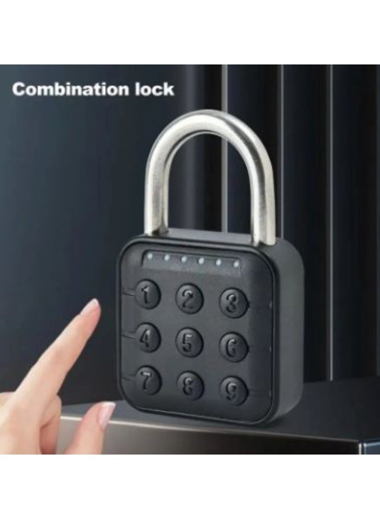 Digital Electronic Combination Padlock 6 Digit Combination for Doors Lockers Tool Boxes Mailboxes Luggage Indoor Outdoor