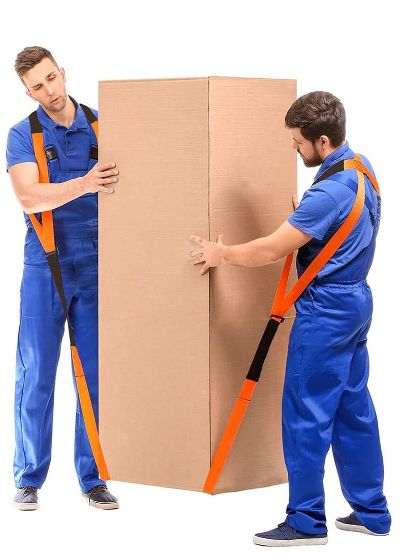 Moving Straps, 2-Person Lifting and Moving Straps, 2-Person Lifting and Moving System Adjustable Shoulder Lifting for Move,Lift,Carry, Furniture, Appliances, Mattresses or Any Item up to 800 lbs