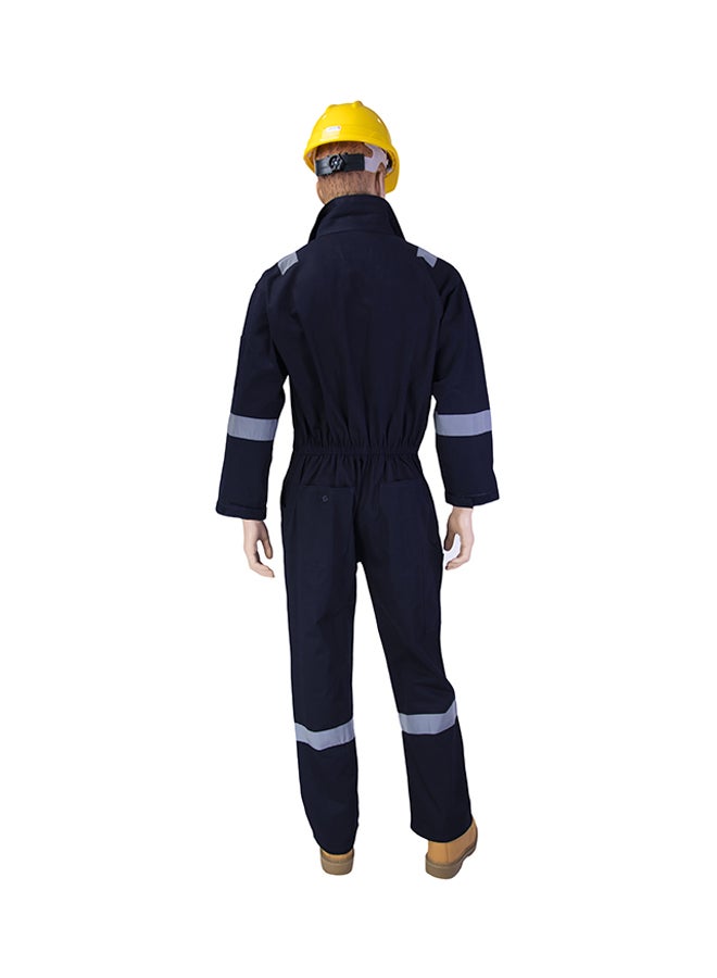 Comfort Safety Coverall With 6 Reflective Tapes Navi Blue 4XL