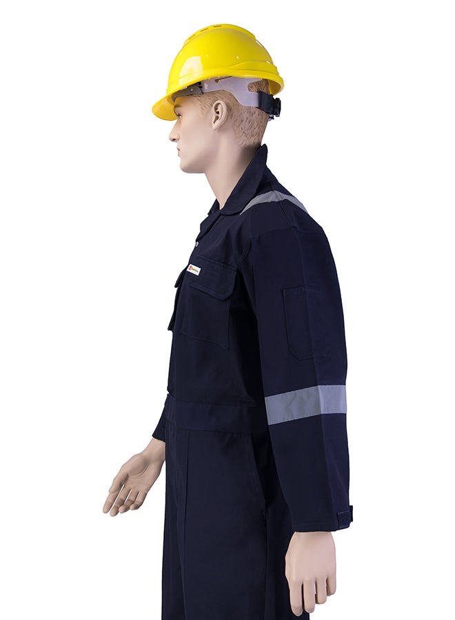 Comfort Safety Coverall With 6 Reflective Tapes Navi Blue 4XL