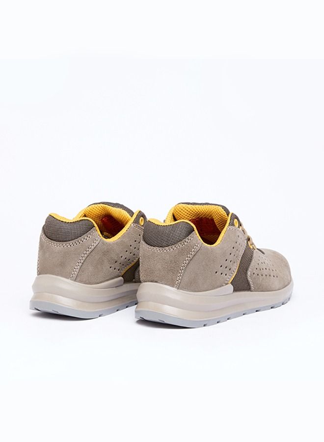 Gladiator Steel toe Safety Shoes 6035 Camel lace up low cut Boot