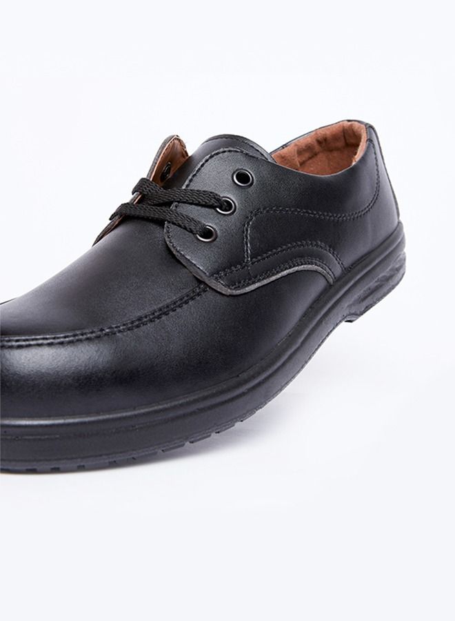 Gladiator Steel toe Safety Shoe 003 Black Lace up