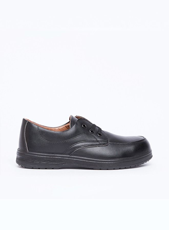 Gladiator Steel toe Safety Shoe 003 Black Lace up