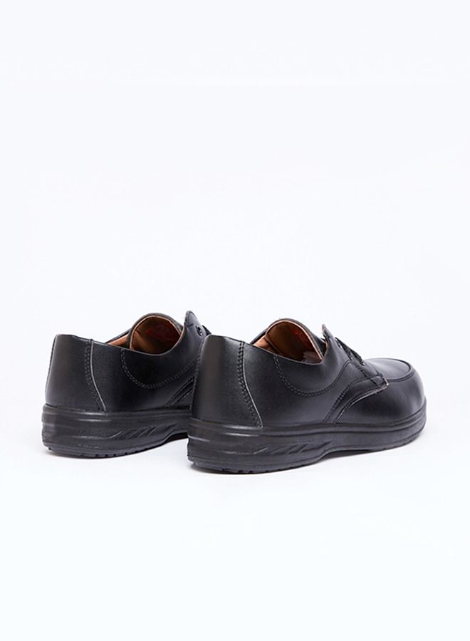 Gladiator Steel toe Safety Shoe 003 Black Lace up