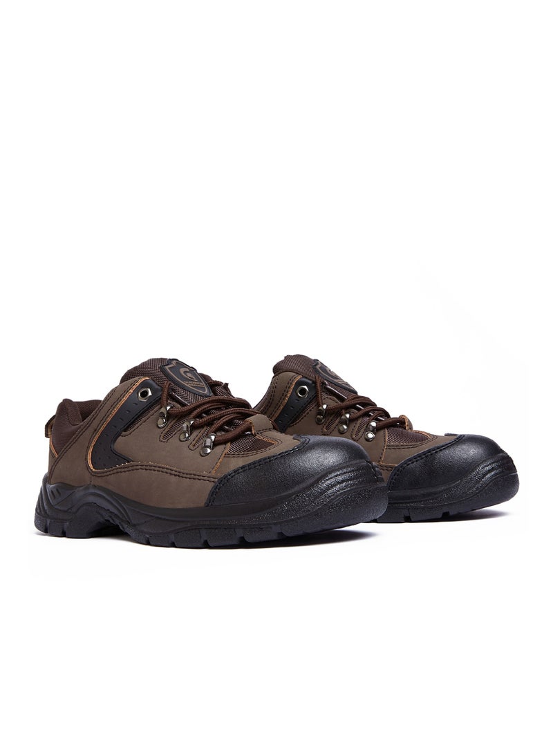 Gladiator Steel toe Safety Shoe 336 Brown