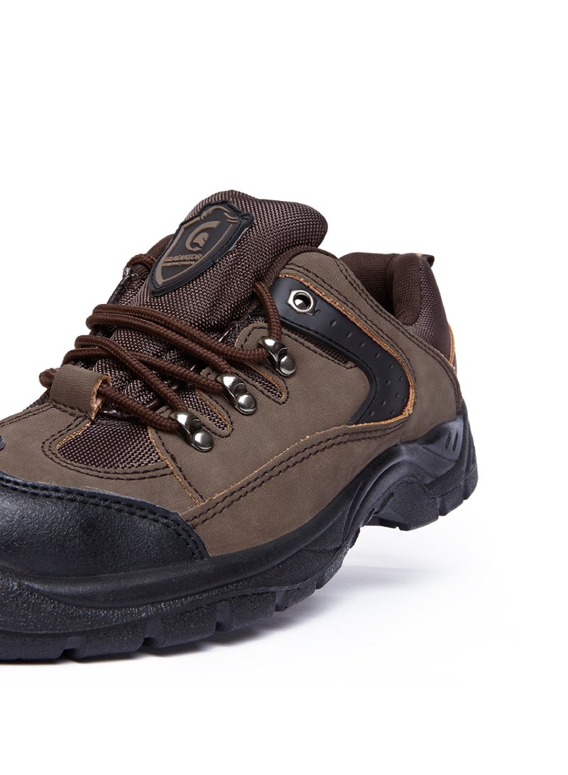 Gladiator Steel toe Safety Shoe 336 Brown