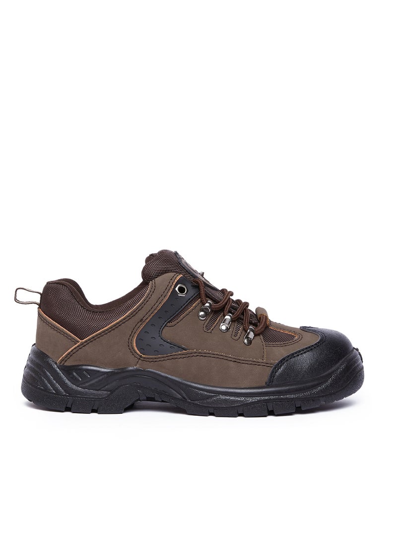 Gladiator Steel toe Safety Shoe 336 Brown