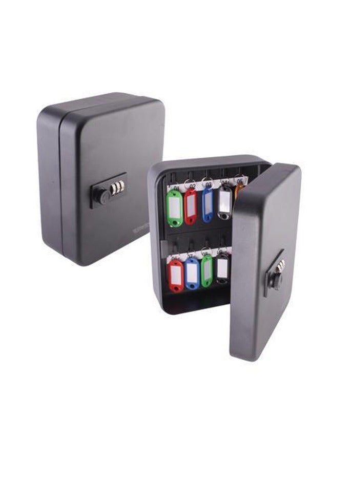 Key Box Number 24 Keys Black For House Keys And Car Key Realtor Security Lock Box Master Key Lock Box For Door Handle Securely Hide Your Keys