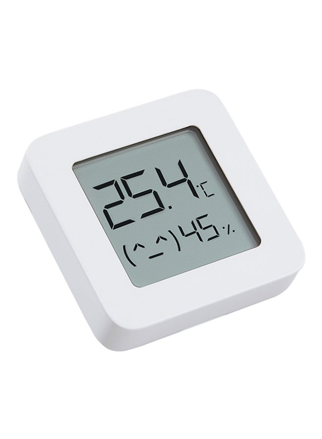 Digital Hygrometer White 6x3.5x6centimeter