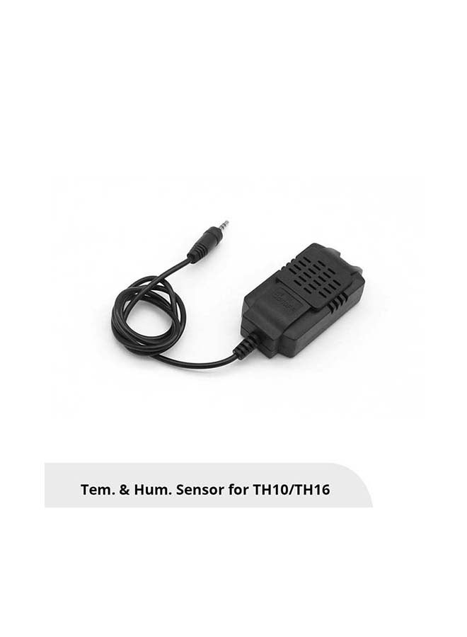 DIY Si7021 Temperature & Humidity Measuring Sensor Plug-in With TH10/TH16 Temperature Measuring -10 C to +85 C Humidity Measuring 0 to 80% RH 0.5 cm Cable Black 8cm