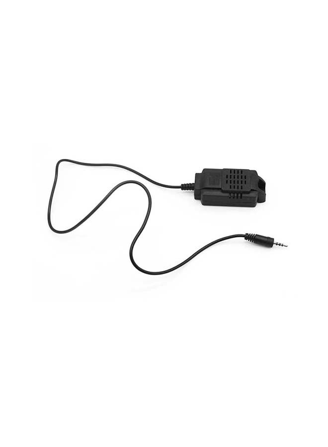 DIY Si7021 Temperature & Humidity Measuring Sensor Plug-in With TH10/TH16 Temperature Measuring -10 C to +85 C Humidity Measuring 0 to 80% RH 0.5 cm Cable Black 8cm