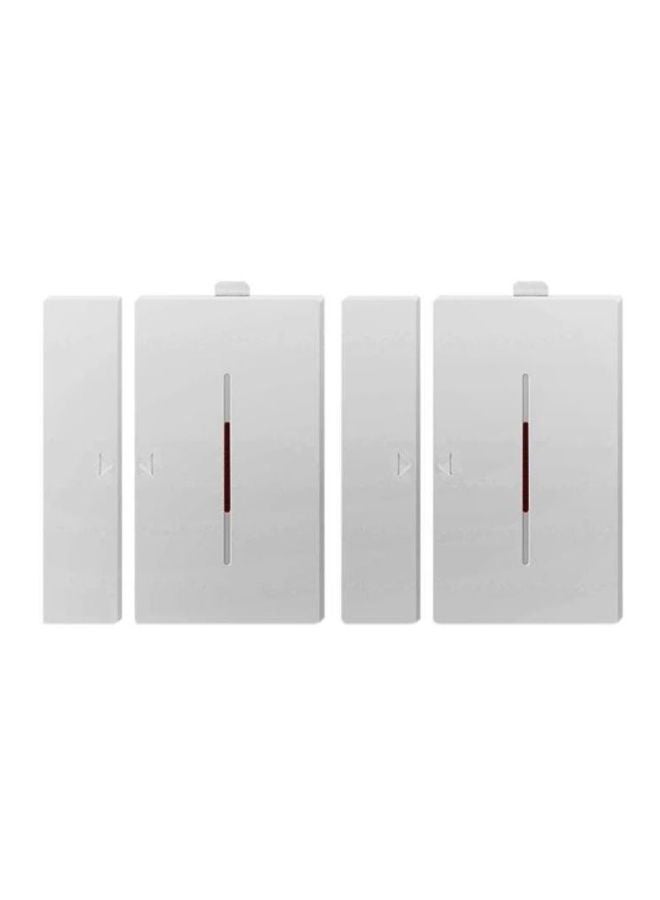 2-Piece Wireless Alarm Sensor White