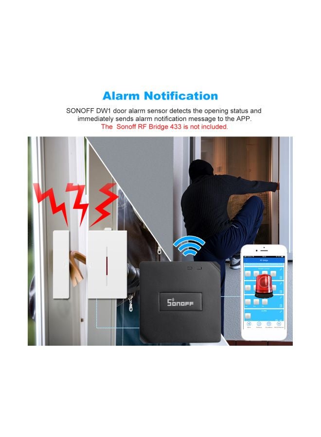 5-Piece Wireless Anti-Theft Automation Alarm System White