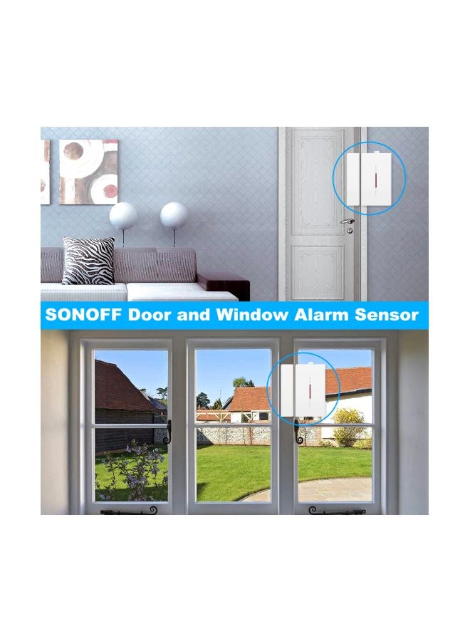 5-Piece Wireless Anti-Theft Automation Alarm System White