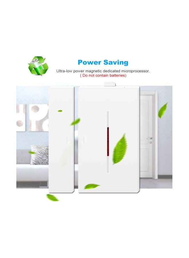 5-Piece Wireless Anti-Theft Automation Alarm System White