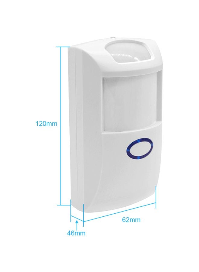 3-Piece Wireless Dual Infrared Detector White