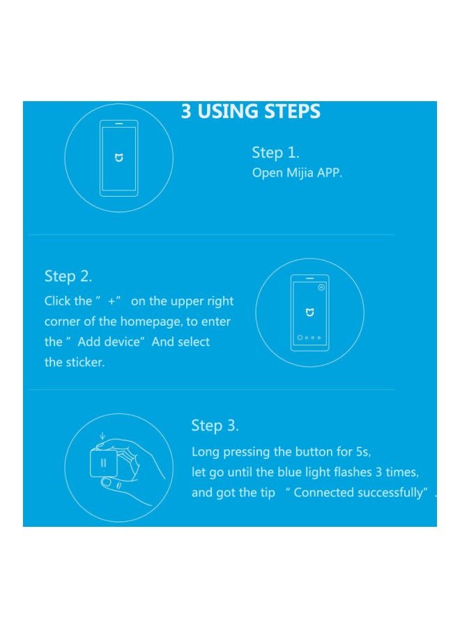 Aqara Smart Motion Sensor White 3.60x3.60x0.90cm
