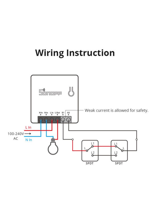 1-Piece Switch White