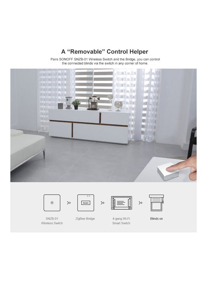 ZigBee Bridge White 6.6x2.4x6.6cm