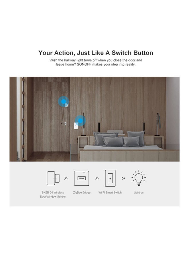 ZigBee Bridge White 6.6x2.4x6.6cm