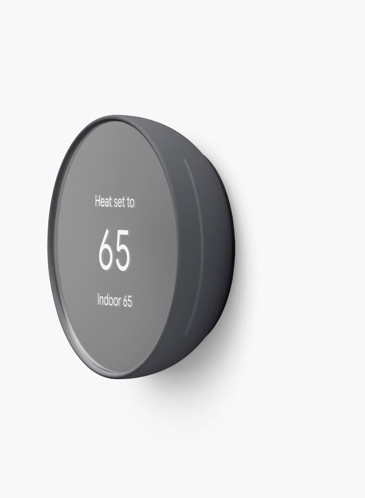 Nest 4th Gen Programmable Smart Wi-Fi Thermostat for Home GA02081-US – Charcoal