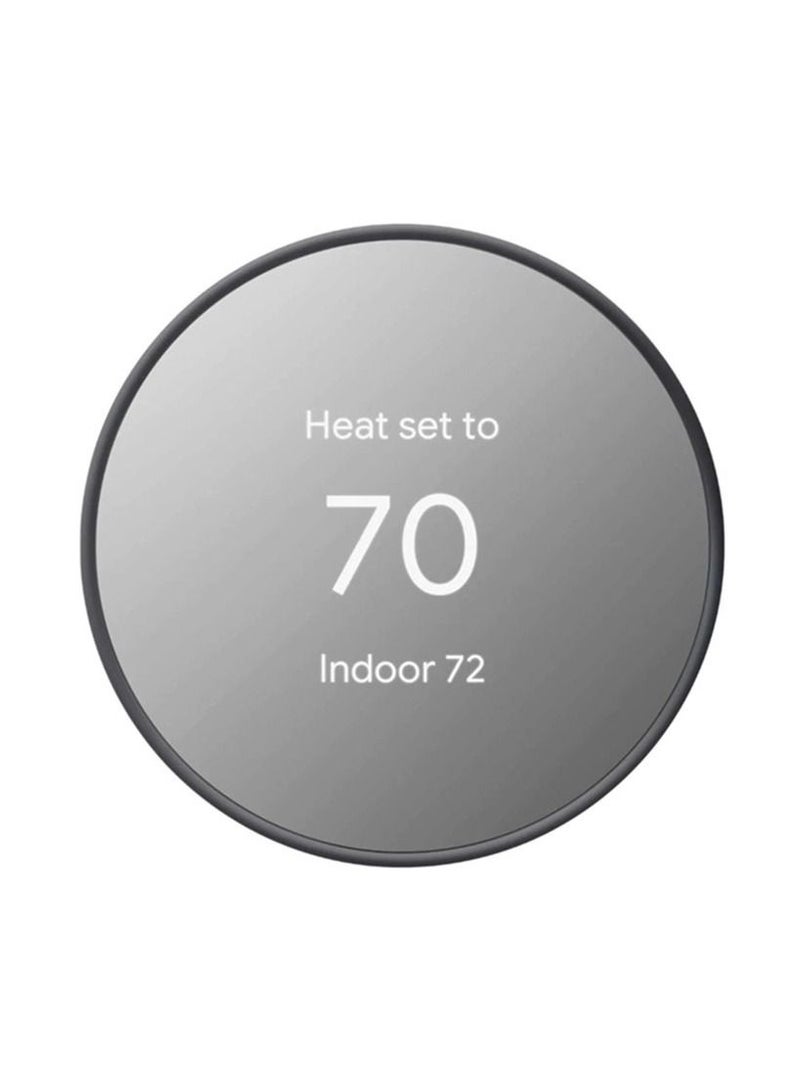 Nest 4th Gen Programmable Smart Wi-Fi Thermostat for Home GA02081-US – Charcoal