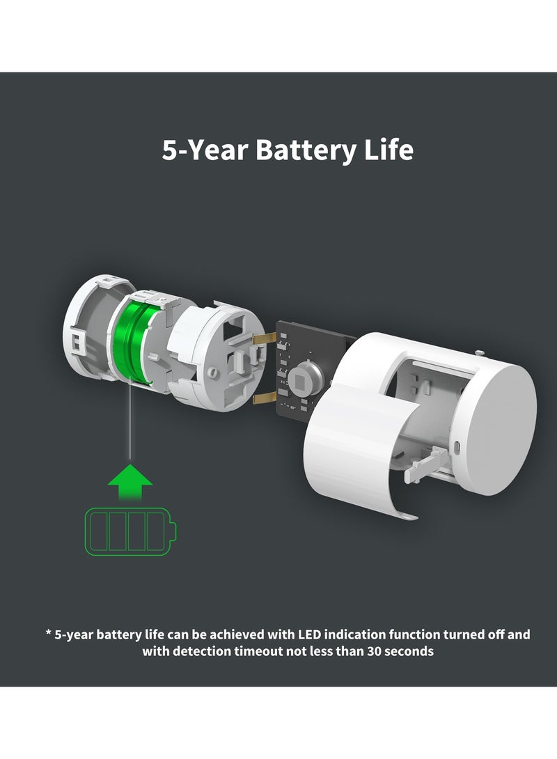 Motion Sensor P1,AQARA-HUB Required, 5 Year Battery Life, Adjustable Detection Time Limit, for Warning System and Automations, Compatible with HomeKit, Alexa, IFTTT