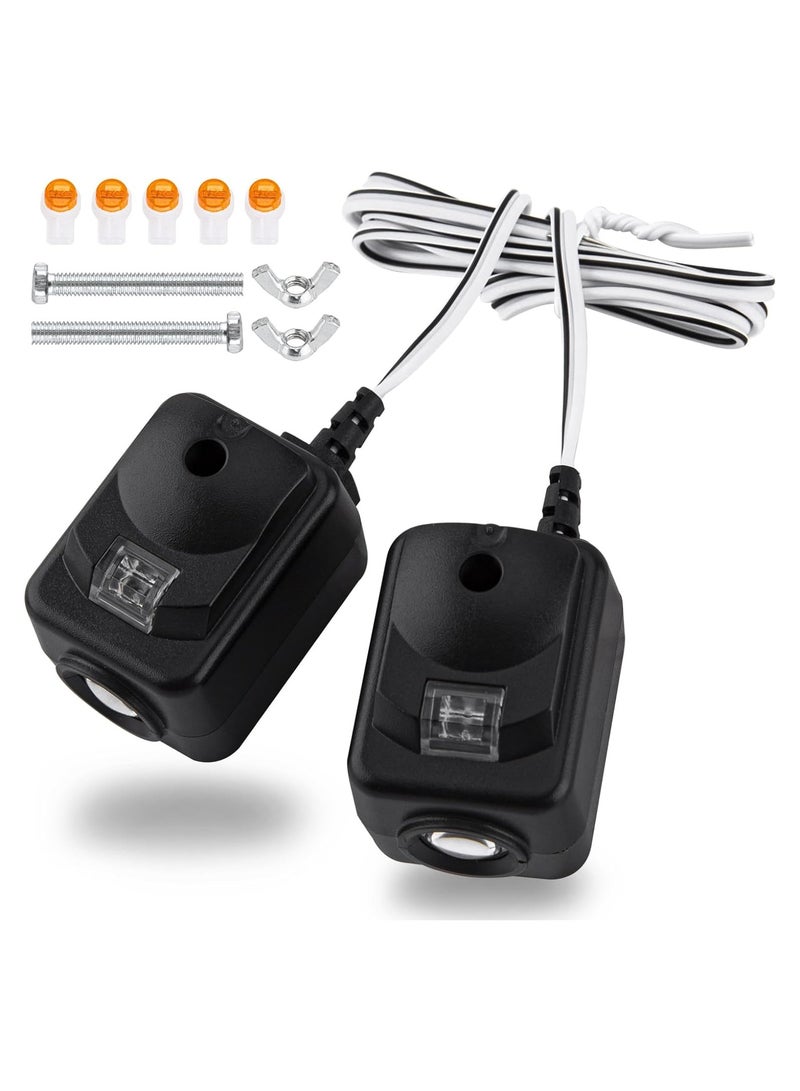 820CB Garage Door Safety Sensor & Brackets Replacement Kit for 41A5034/ G801CB-P/801CB/041-0136 for Chamberlain LiftMaster Sears Craftsman Garage Door Openers (2PCS)