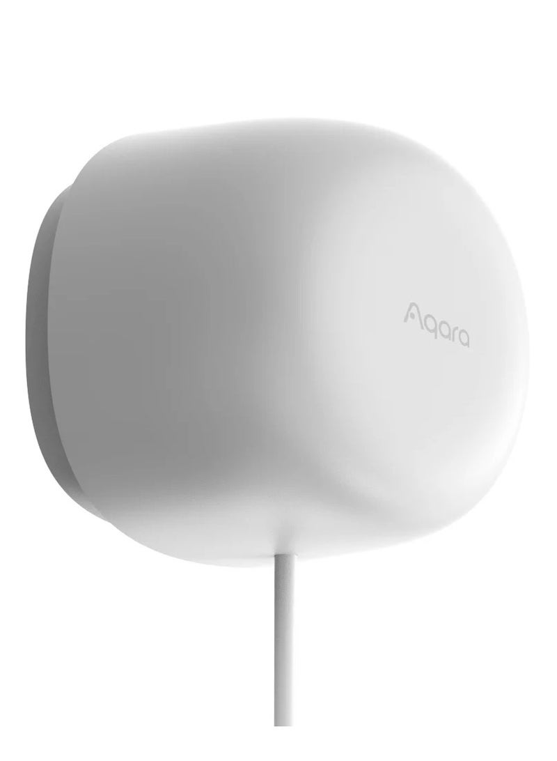 Presence Sensor FP1E with Matter, Zigbee Requires Aqara Zigbee 3.0 HUB, mmWave Radar Wired Motion Sensor, AI Spatial Learning, Supports HomeKit, Alexa, SmartThings-Global version White