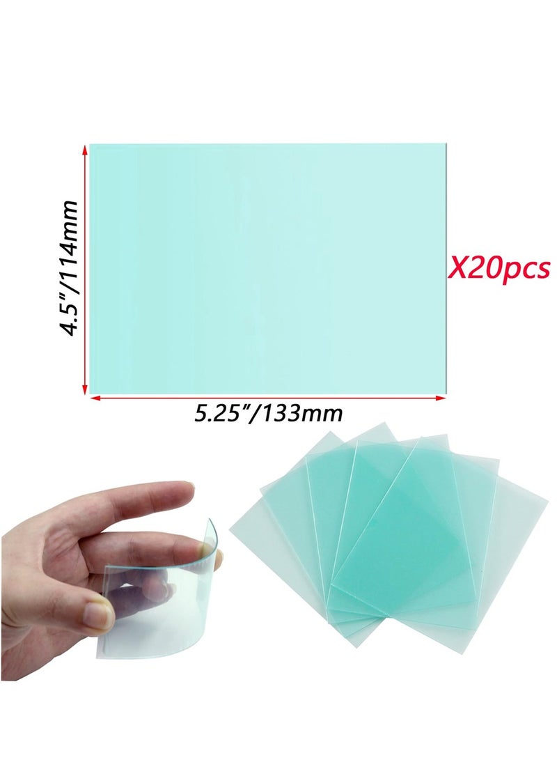 20 Pcs Welding Protective Lens Replacement Lens, 4.5