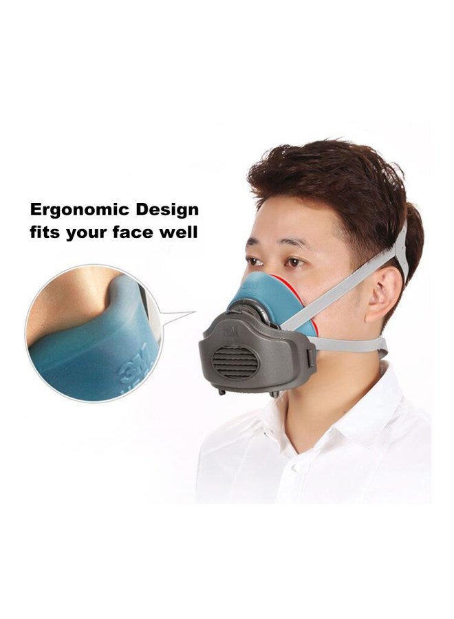 Industrial Protective Anti-Dust Mask Black/Blue