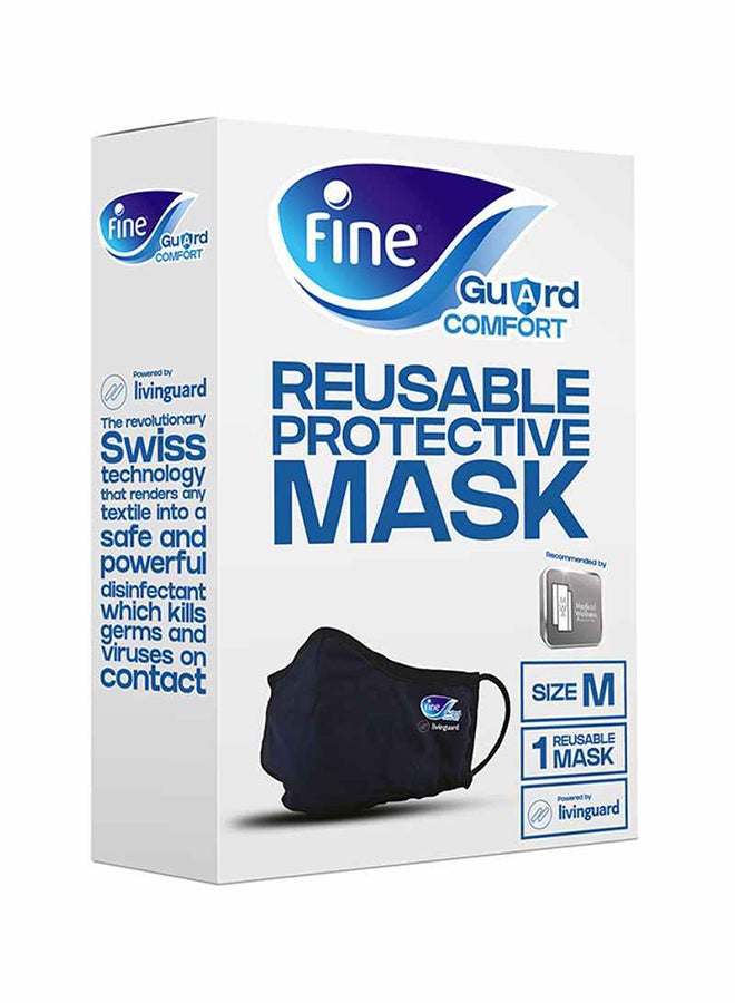 Adult Face Mask With Livinguard Technology Blue/Black