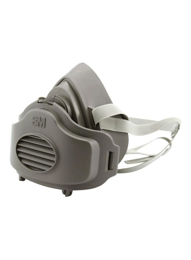 Half Face Respirator Mask Grey/White