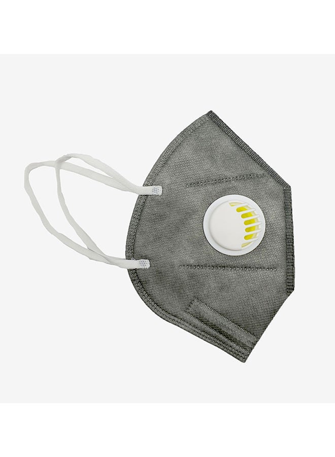 10-Piece KN95 Face Masks Grey 12cm