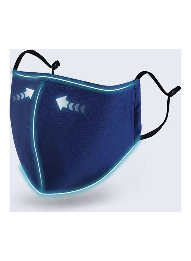 Cotton Protective Mask Blue 22x14cm