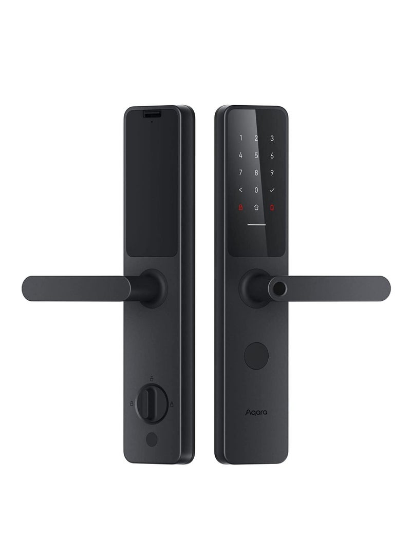 Aqara Smart Door Lock A100 Zigbee, Compatible with Apple HomeKit-Black