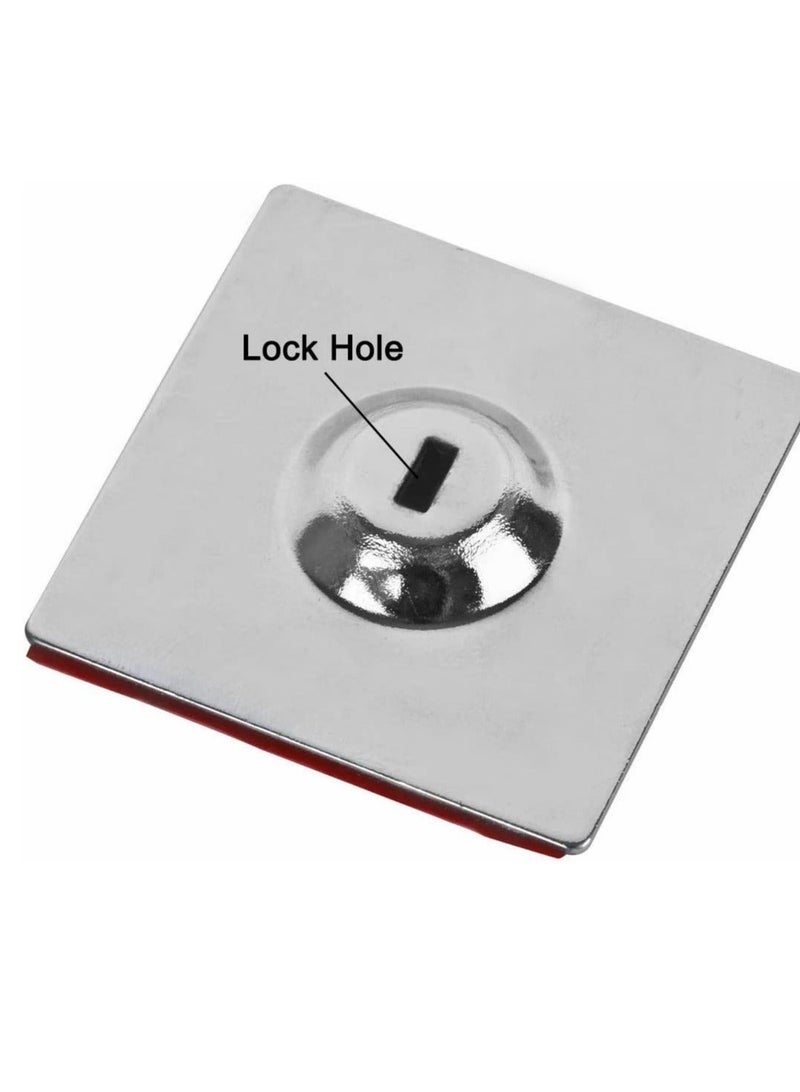 Laptop Cable Lock - Anti-Theft Hardware Security for Laptops, iMac, Tablets, and More Strong Pivoting Head Includes Anchor Plate 2 Keys Ideal Smartphone, Electronics