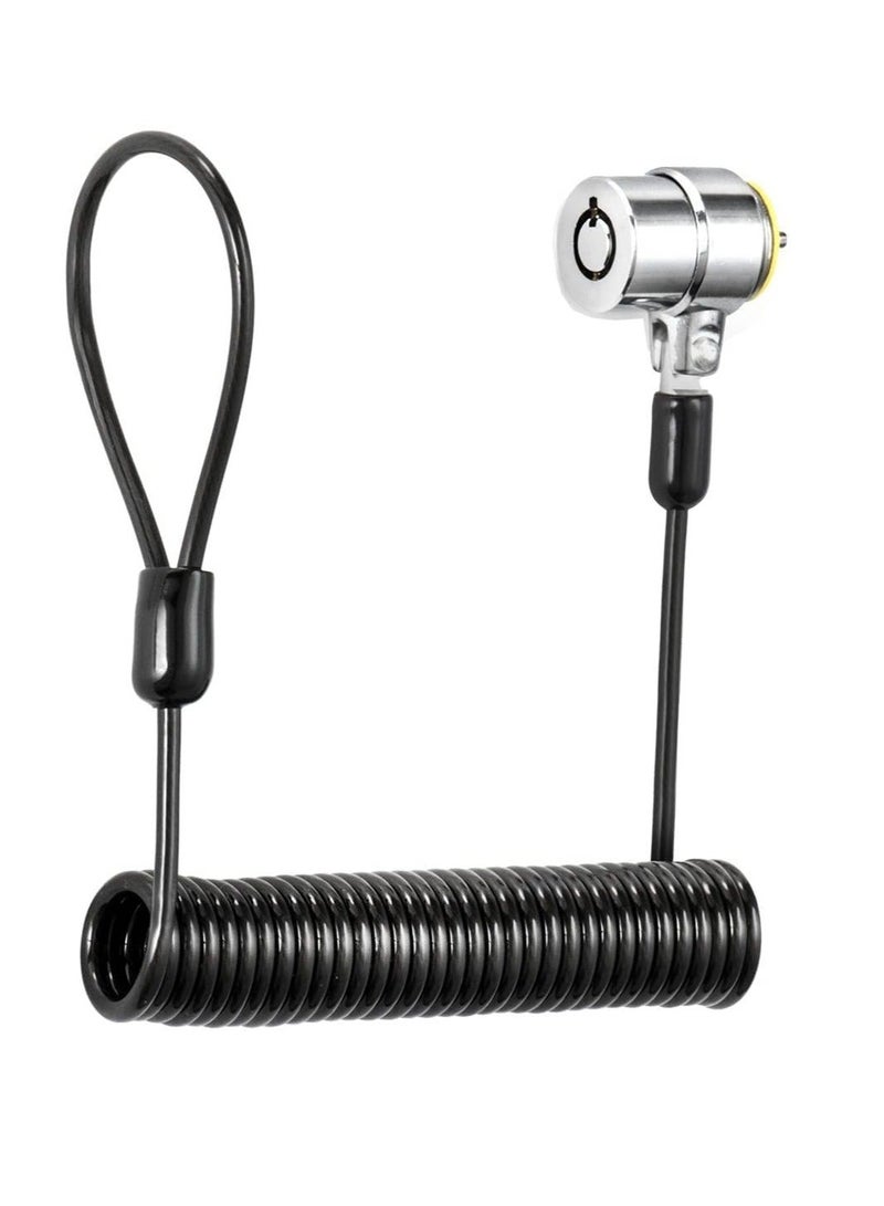 Laptop Cable Lock, Secure Your Electronic Devices with I3C Lock and Kensington Clicksafe Combination - For iPads, Tablets, Laptops, Smartphones, More