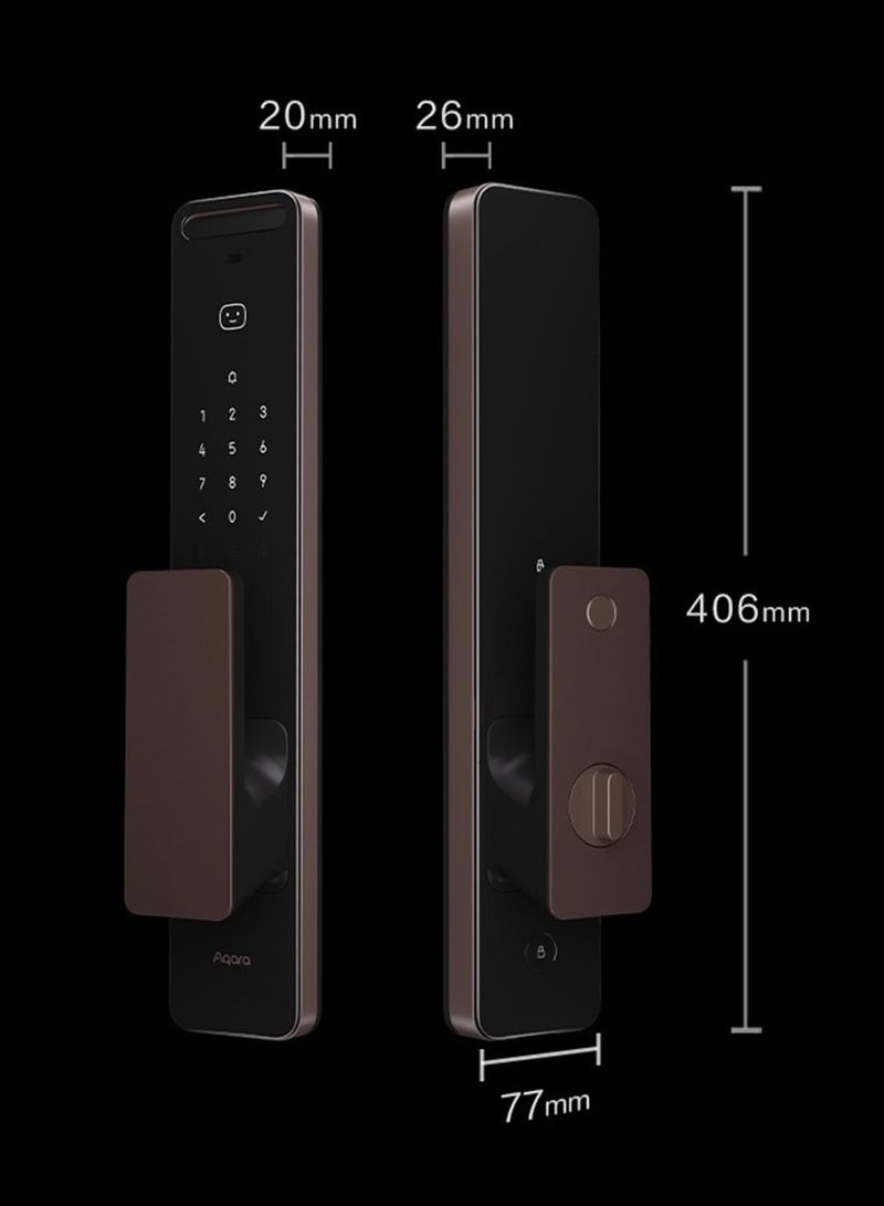 Aqara Smart Door Lock D200i Secure 3D Face Recognition, NFC,PIN Codes,Apple Home Key Support-Global Version