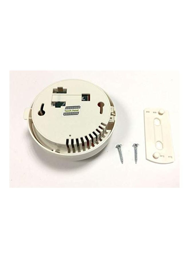 5-Piece Wireless Smoke Detector Fire Alarm White