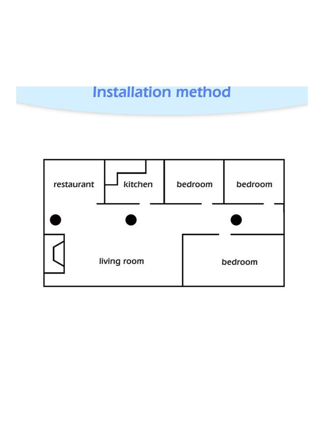 Carbon Monoxide and Alarm Sensor CO Detector White