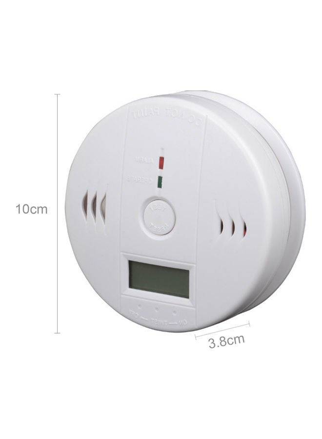 Carbon Monoxide and Alarm Sensor CO Detector White