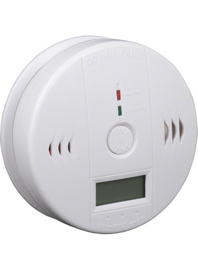 Carbon Monoxide and Alarm Sensor CO Detector White