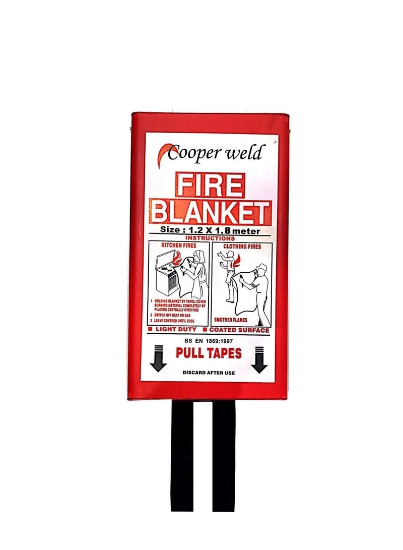 Kitchen Fire Blanket 1.2 x 1.8 Meter