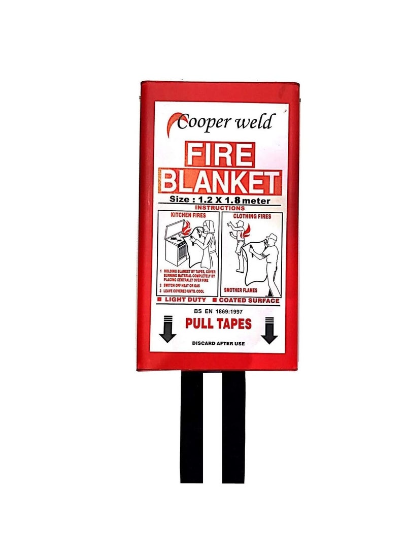 Kitchen Fire Blanket 1.2 x 1.8 Meter