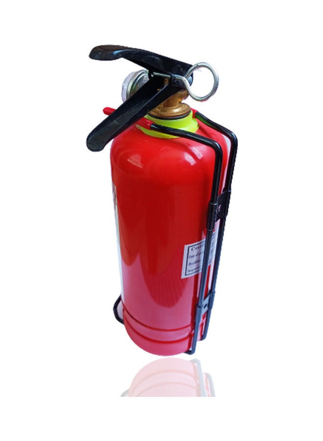 2 Piece Dry Chemical Powder Fire Extinguisher Set Red